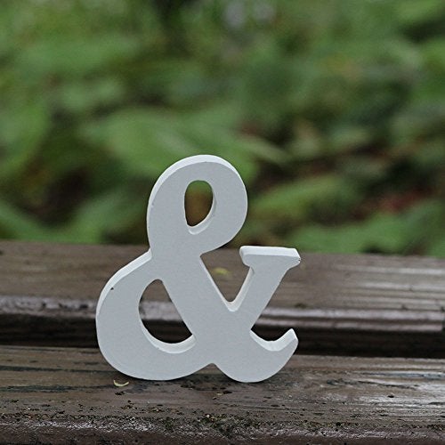 Amajoy Small Vintage Mr & Mrs White Wooden Letters Wedding Stand Sign Stand Figures Decor Wedding Present Home Decoration - Image 4