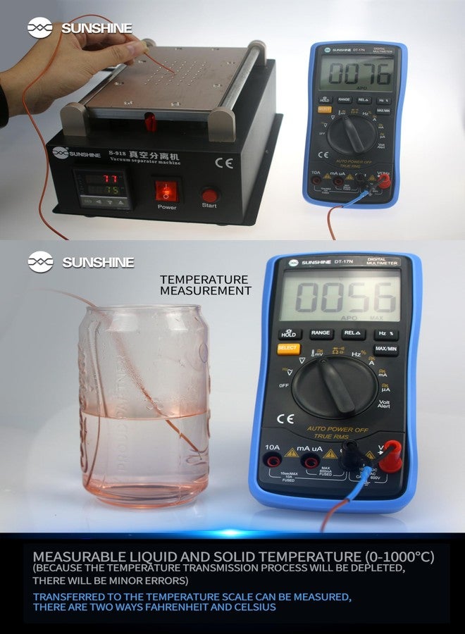 fonefunshop Sunshine DT-17N Digital Multimeter for Phone Repair - Image 4