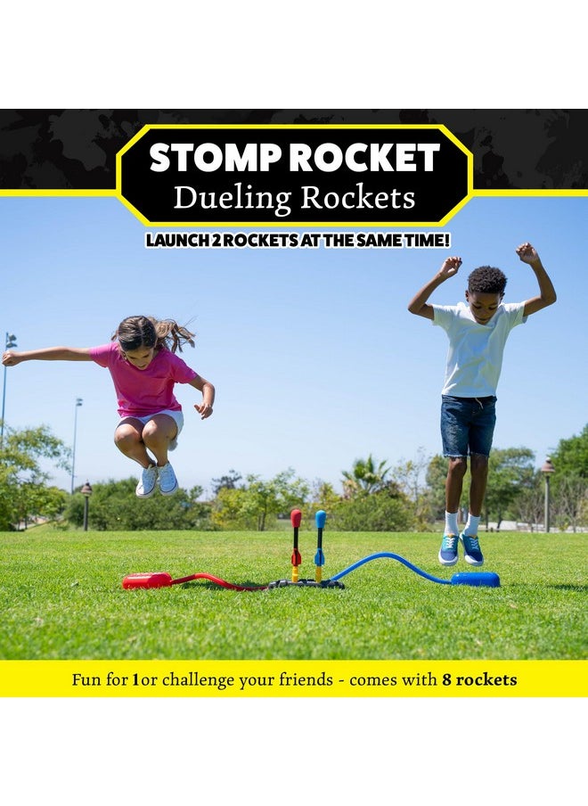 Stomp Rocket - Original Dueling Rocket Launcher For Kids, 8 Rockets - Fun Backyard & Outdoor Kids Toys Gifts For Boys & Girls -Toy Foam Blaster Set Soars 200Ft - Multi-Player Launcher Stand - Image 1
