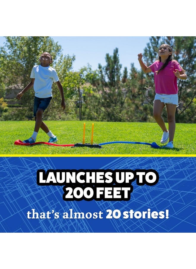 Stomp Rocket - Original Dueling Rocket Launcher For Kids, 8 Rockets - Fun Backyard & Outdoor Kids Toys Gifts For Boys & Girls -Toy Foam Blaster Set Soars 200Ft - Multi-Player Launcher Stand - Image 1