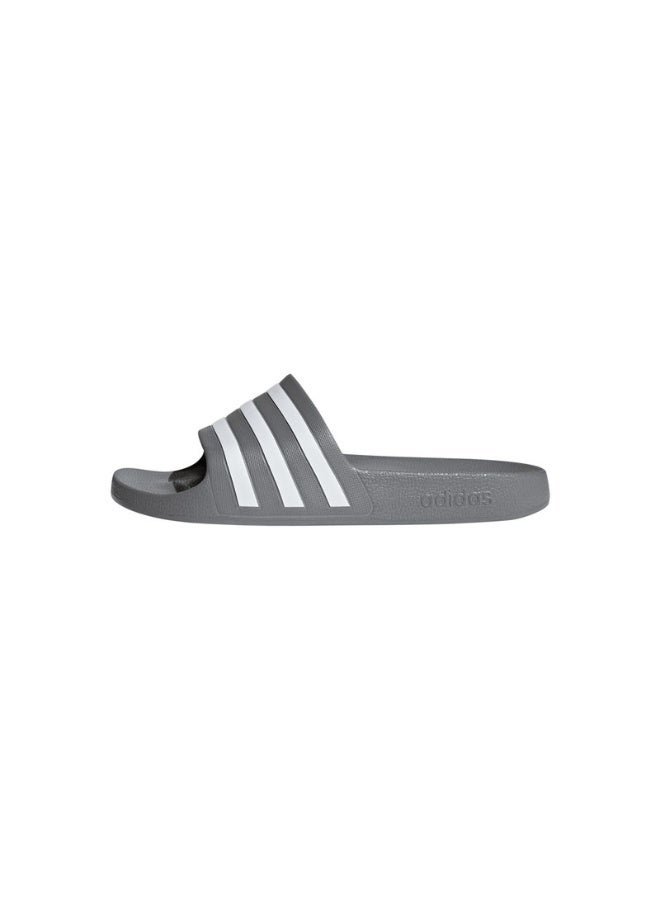Adidas Adidas Adilette Aqua U Grey Sportswear Sandals/Slippers For Unisex  - Image 4