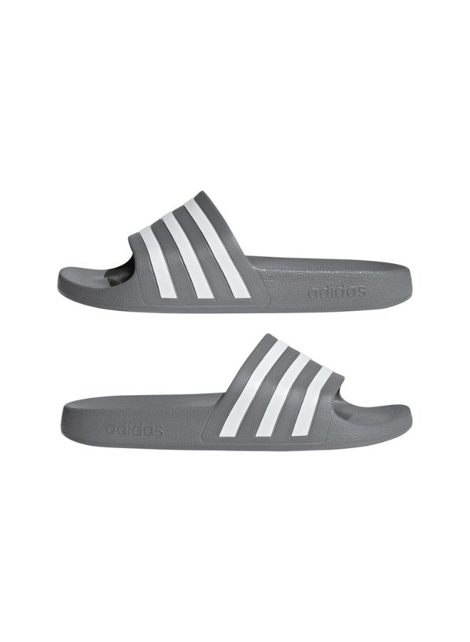 Adidas Adidas Adilette Aqua U Grey Sportswear Sandals/Slippers For Unisex  - Image 2
