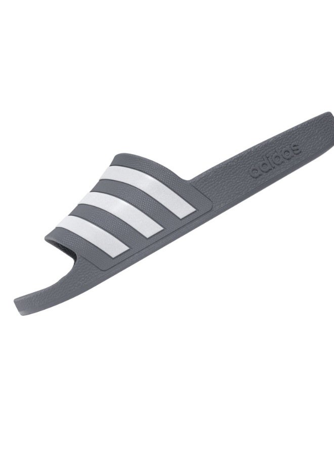Adidas Adidas Adilette Aqua U Grey Sportswear Sandals/Slippers For Unisex  - Image 5