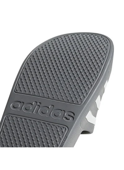 Adidas Adidas Adilette Aqua U Grey Sportswear Sandals/Slippers For Unisex