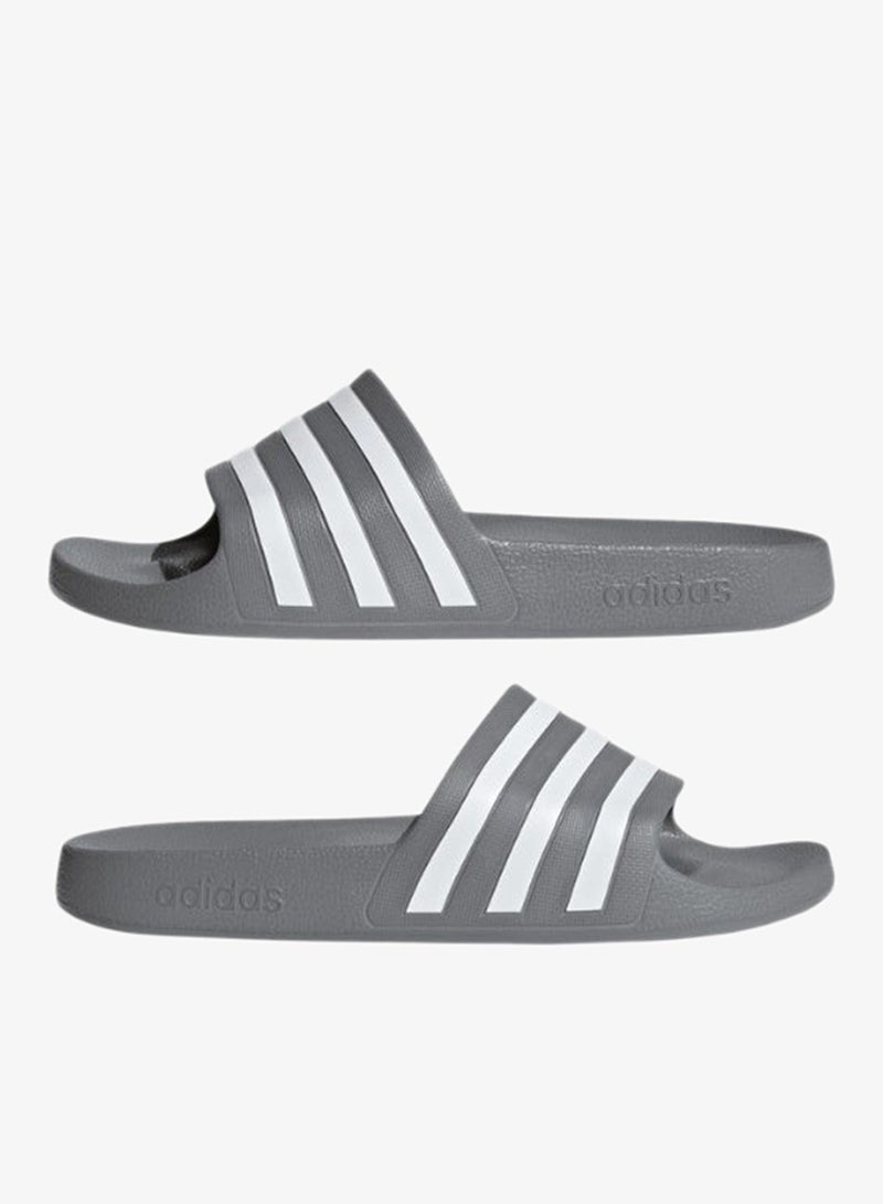 adidas Adilette Aqua Grey Sportswear Sandals/Slippers - Image 3