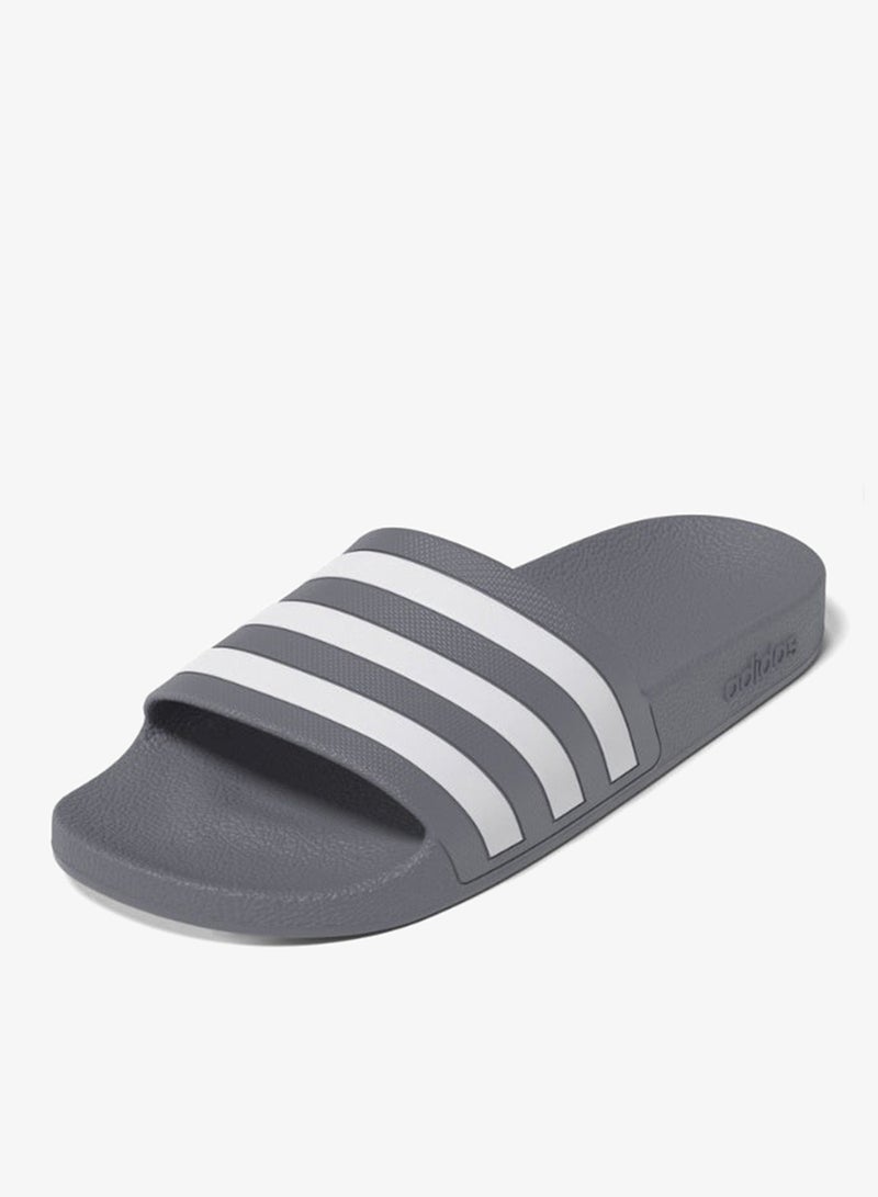 adidas Adilette Aqua Grey Sportswear Sandals/Slippers - Image 4