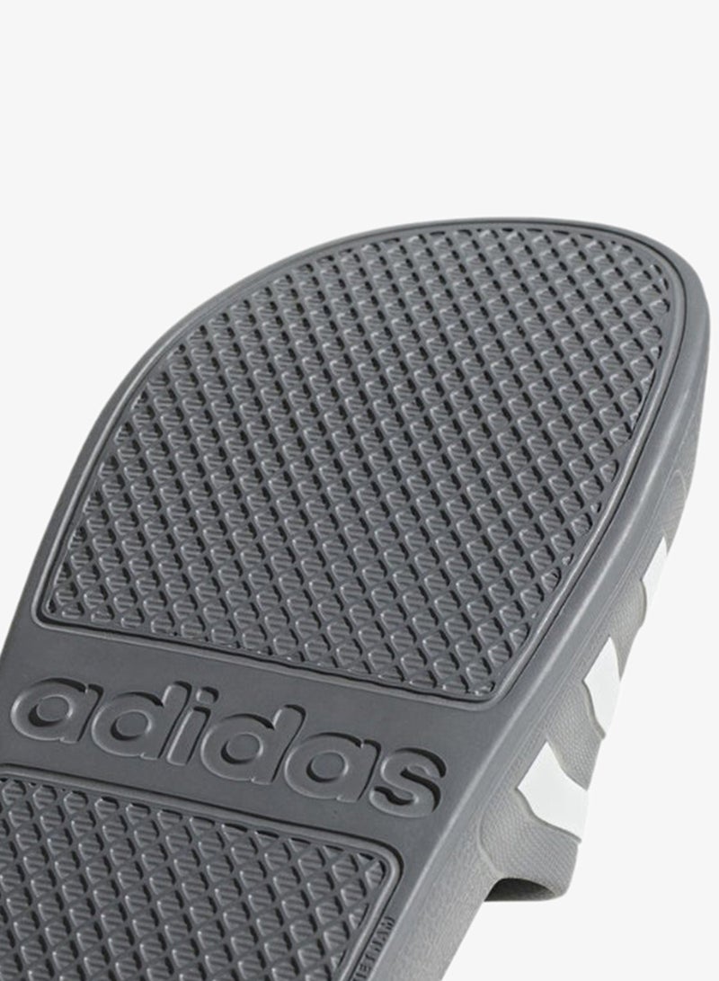 adidas Adilette Aqua Grey Sportswear Sandals/Slippers - Image 2