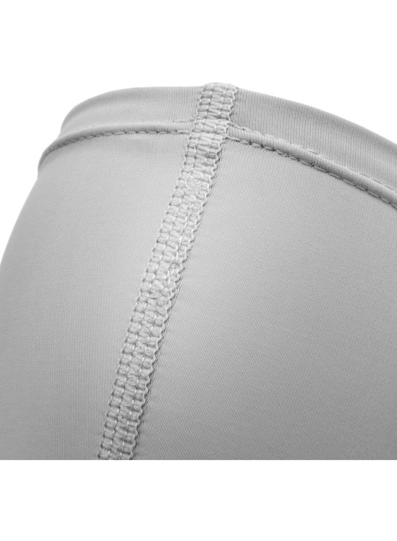 ريبوك أكمام ضغط للذراع من ريبوك للتدريب ودعم العضلات – رمادي، مقاس L/XL - Image 5