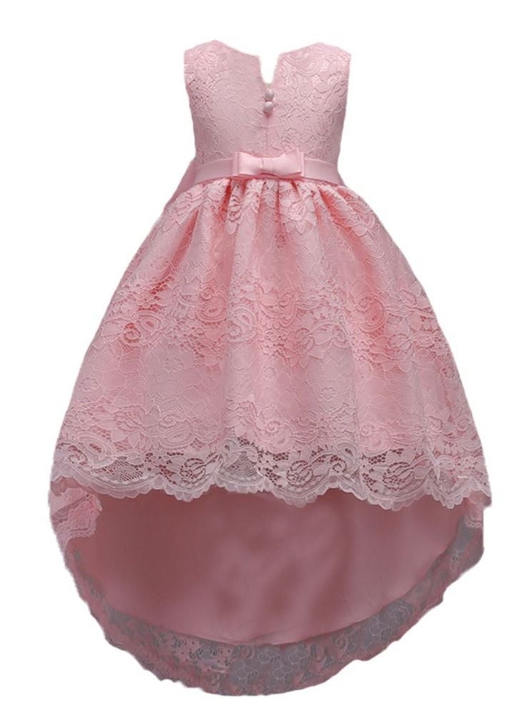 Best Gift Fashion Flower Kids Party Dress For Girl Children Costume Dress Elegant Embroidery Princess Dresses Vestido Girls Evening Clothes  - Image 1
