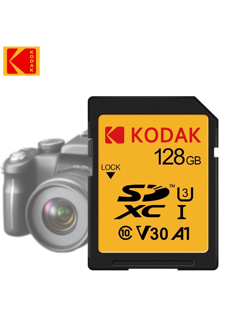 Kodak UHS-I V30 SDXC SD Memory Card Yellow/black 