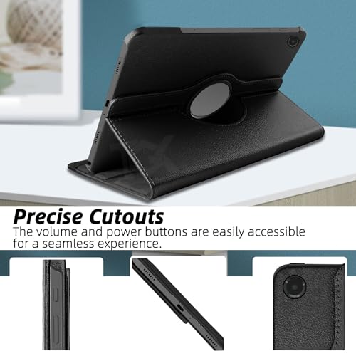 TGK Rotating Cover for Samsung Galaxy Tab A9 Plus 11 inch 360 Degree Leather Flip Case (Dark Blue) - Image 3