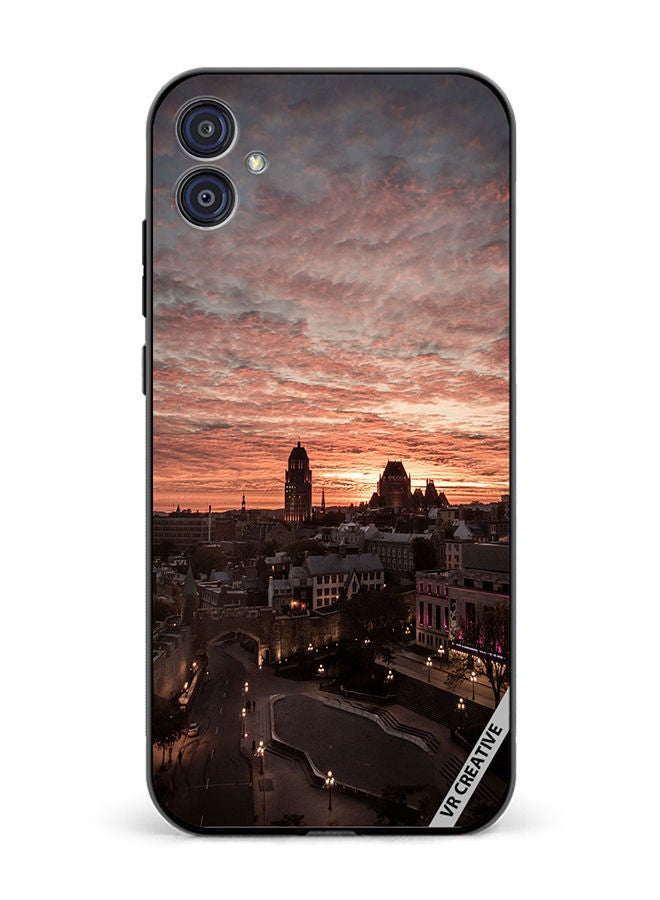 VR CREATIVE Protective Case Cover For Samsung Galaxy M04/F04 Quebec City Design Multicolour - Image 1