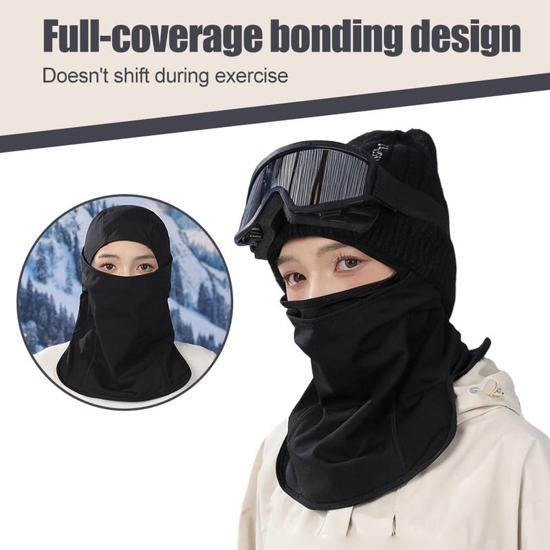 BDKMMS Ski Mask for Men & Women, Windproof Waterproof Balaclava Cold Weather Thermal Breathable Face Mask with Headphone Holes - Image 1