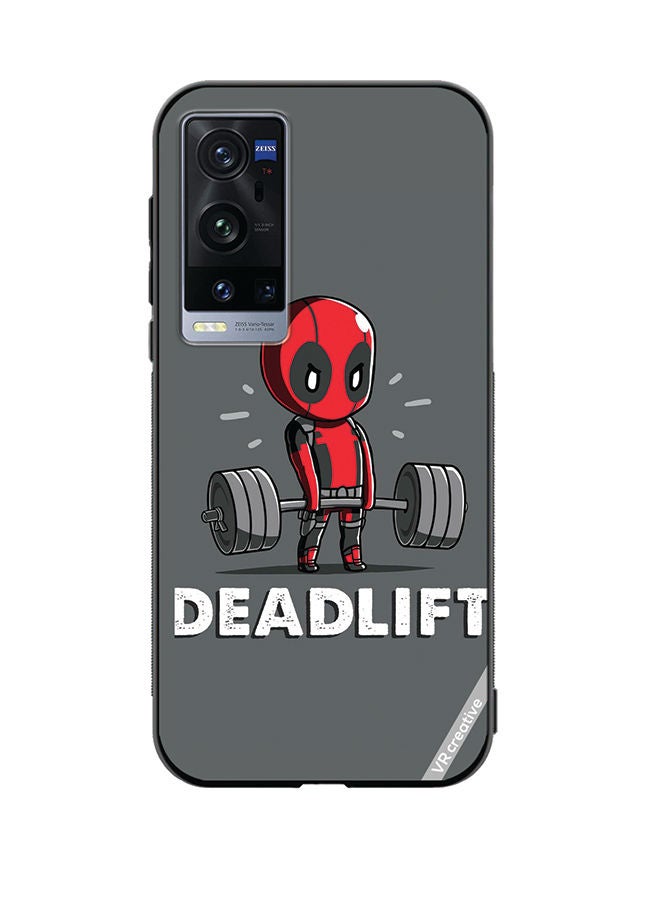 VR CREATIVE Protective Case Cover For Vivo X60 Pro Plus Deadlift Design Multicolour - Image 1