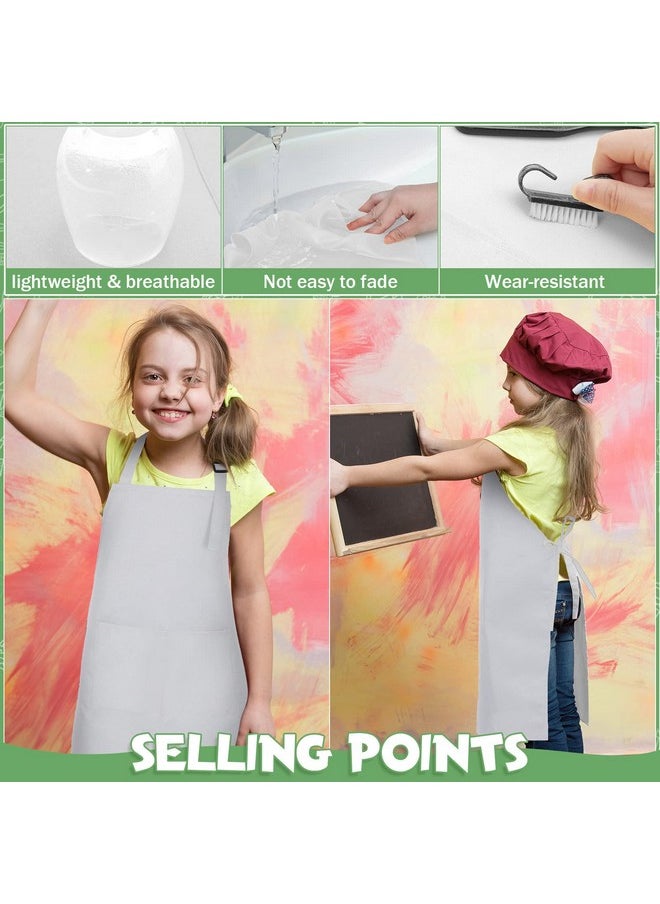 20 Pcs Kids Artists Aprons With Pockets Adjustable Chef Apron Children Painting Aprons For Cooking Kitchen Grilling Painting (White 7 13 Years) - pzsku/ZF2EA67A1A78C1622C304Z/45/_/1692171625/75effa20-a108-4c2f-91c6-f0d2f730a5aa