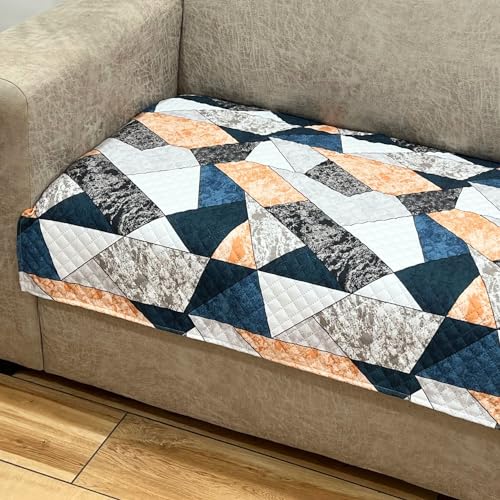 AMAZE ATTIRES Velvet Printed Sofa Seat Cover For 3 Seater With Heavy Antiskid Backing&Easily Machine Washable Sofa Seat Runner For Couch Or Home Living Area(22 X 68 Inches)Aaqsr002-3 - Image 2