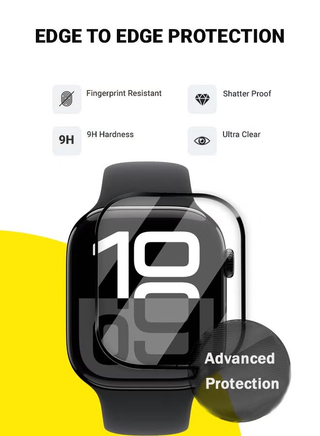OLYSON 2Pcs Apple Watch Series 10 42mm Premium Screen Protector- Crisp Clarity, Ultimate Safety, Shield Against Smudges, Reliable Quality, Easy Installation & Removal - Image 5