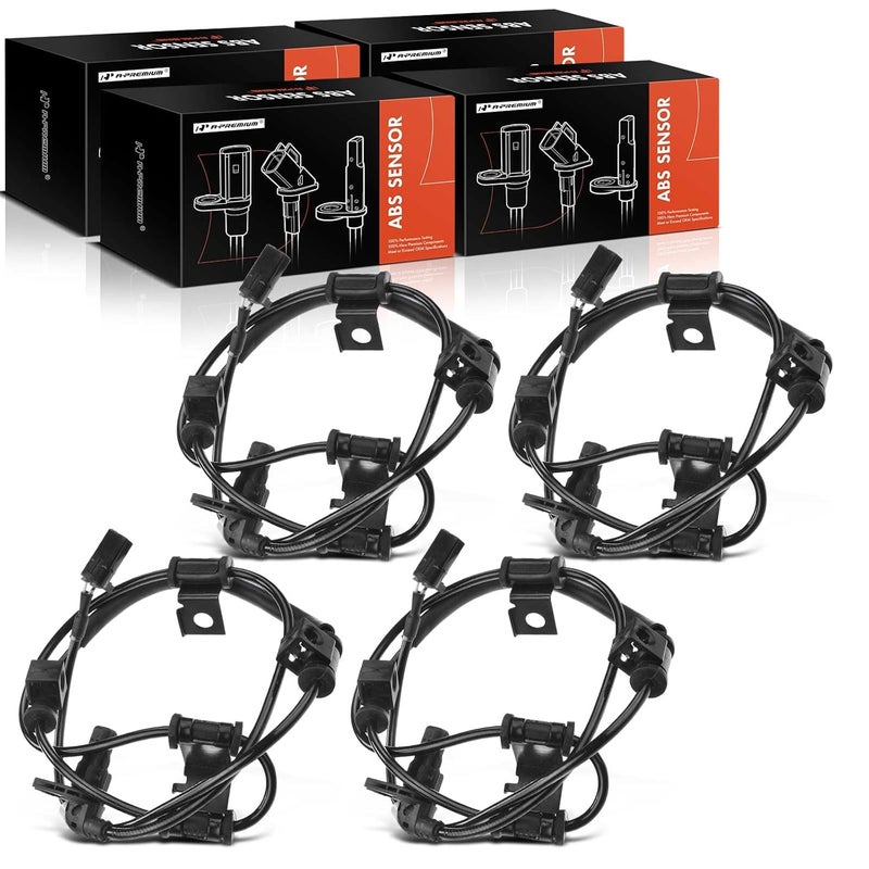 A-Premium مجموعة مستشعر سرعة العجلات ABS من A-Premium لكيا سبورتاج 2011-2016 FWD - 4 قطع أمامية وخلفية - Image 1