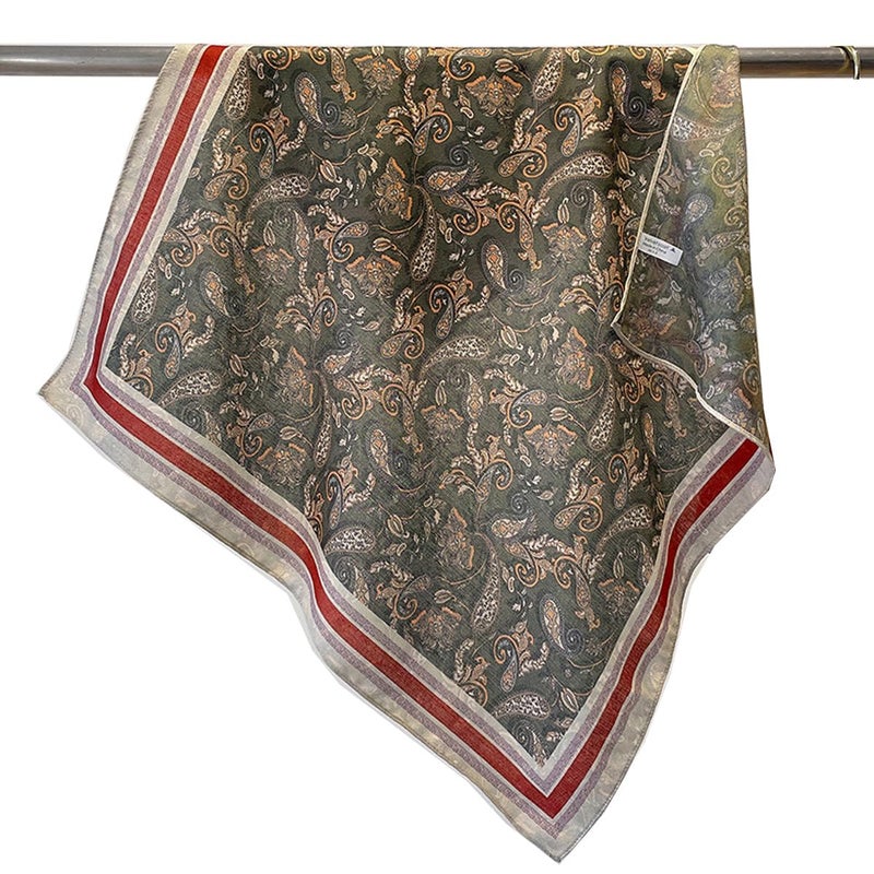 K-Elewon Medium Square Scarf Head Scarf Neck Scarf Hair Scarf Head Sleeping Wraps Bandana Scarfs for Women H19 (VT12) - Image 1