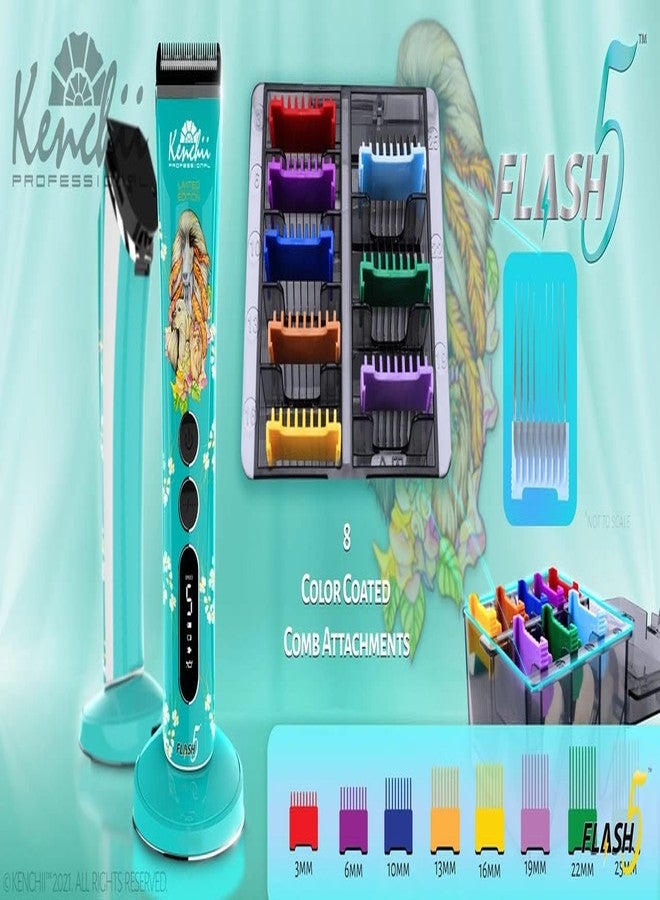 Kenchii Grooming & Beauty - Flash 5 Comb Kit | 8-Piece - Image 3