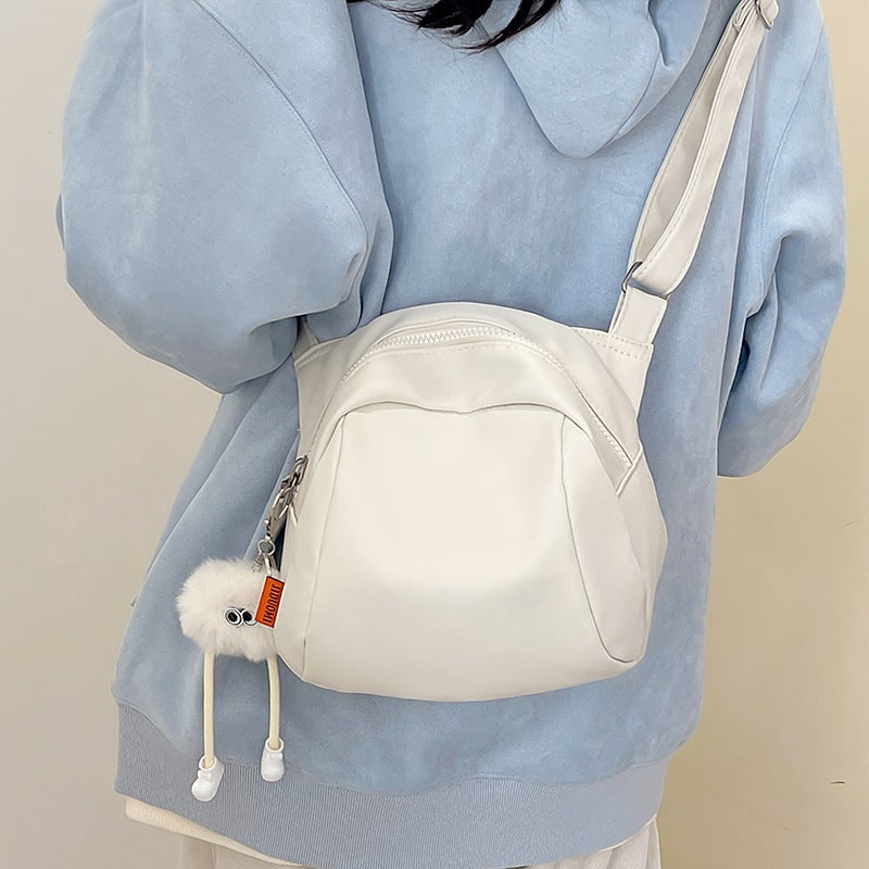 Lightweight Nylon Cloth Chest Bag 2024 Popular New Trendy Shell Bag Canvas Versatile Casual Shoulder Crossbody Bag - Image 5