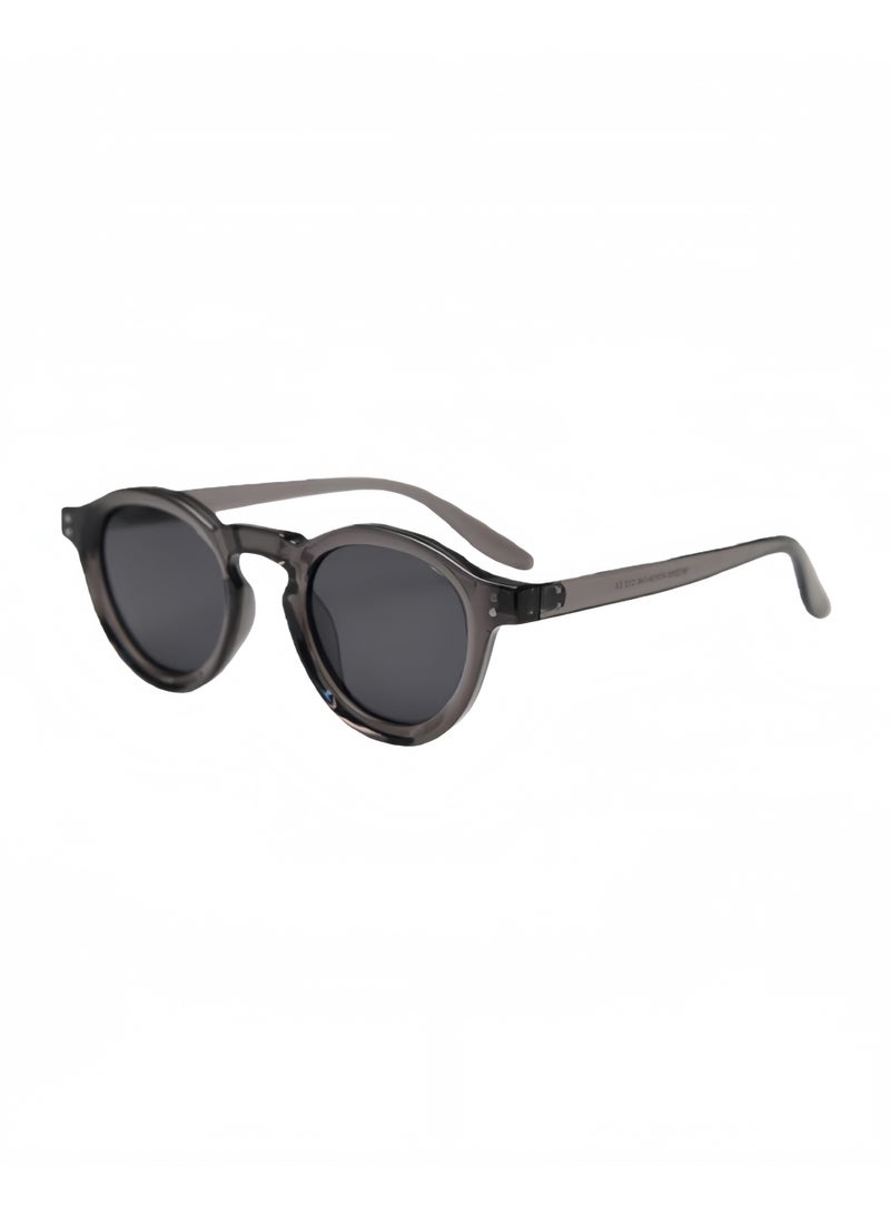 Unisex round frame sunglasses, unisex, UV400 protective women's sunglasses, fashionable decorative glasses, driving, outdoor, party, street photography - Image 1