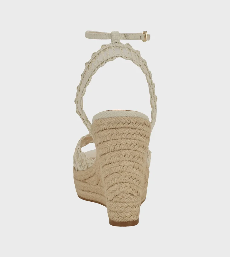 Nine West  WNHANX2 IVORY Women Wedges for Women | Best Price UAE