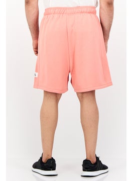 Adidas Men Sportswear Fit Brand Logo Outdoor Shorts, Peach  - Image 3