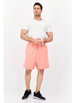 Adidas Men Sportswear Fit Brand Logo Outdoor Shorts, Peach  - Image 4