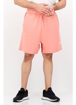 Adidas Men Sportswear Fit Brand Logo Outdoor Shorts, Peach  - Image 1