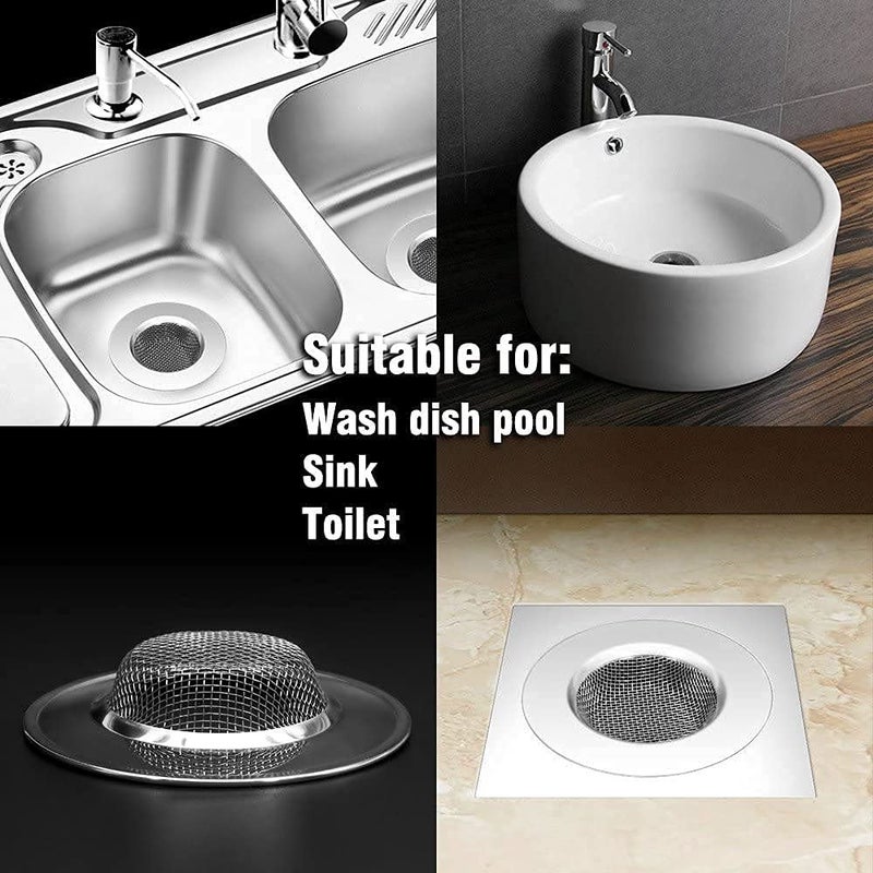 PURCHASE PLUSE PURCHASE PLUSE Stainless Steel Kitchen Strainer, Sink Drain Filter Jali Strainer Kitchen Drain, Basin Basket Filter Stopper for Sink Jali, Mesh for Drainer Net Basket Filter Stopper Drainer 1 Pcs  - Image 4