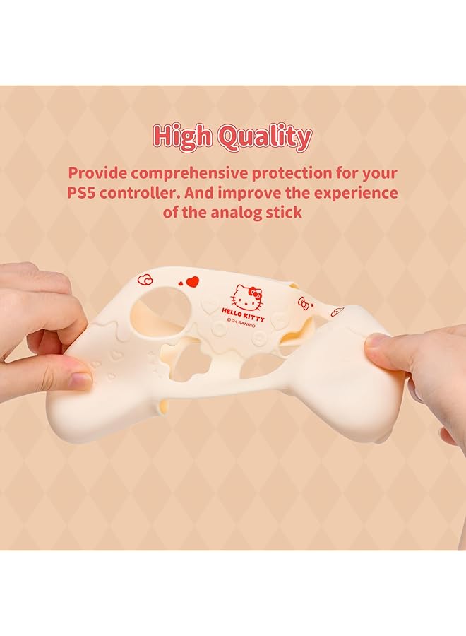 Controller Skin For Switch Pro Controller Soft Silicone Controller Cover Case Anti Slip Controller Grip Protector For Switch Pro Controller With 2 Thumb Grip Caps And 2 Stickers - Image 3