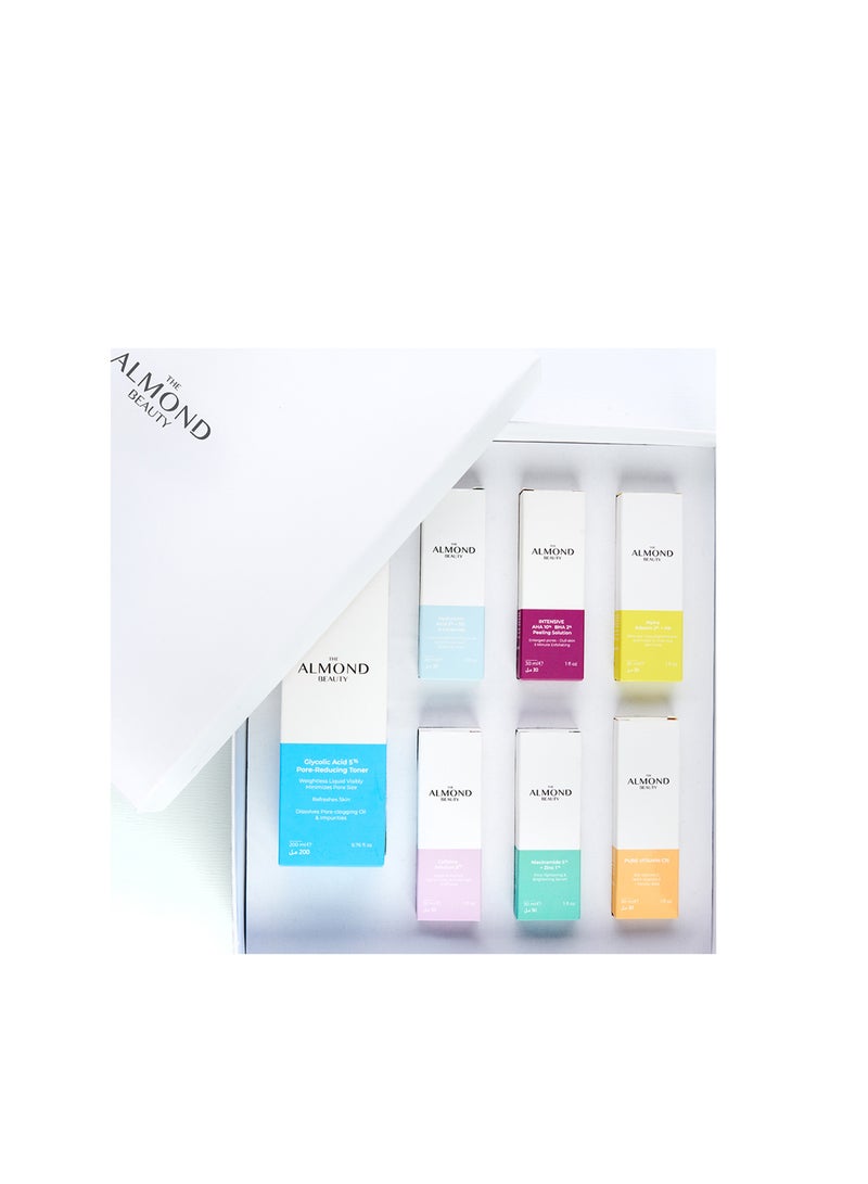 THE ALMOND BEAUTY Almond Beauty Set with 7 Products