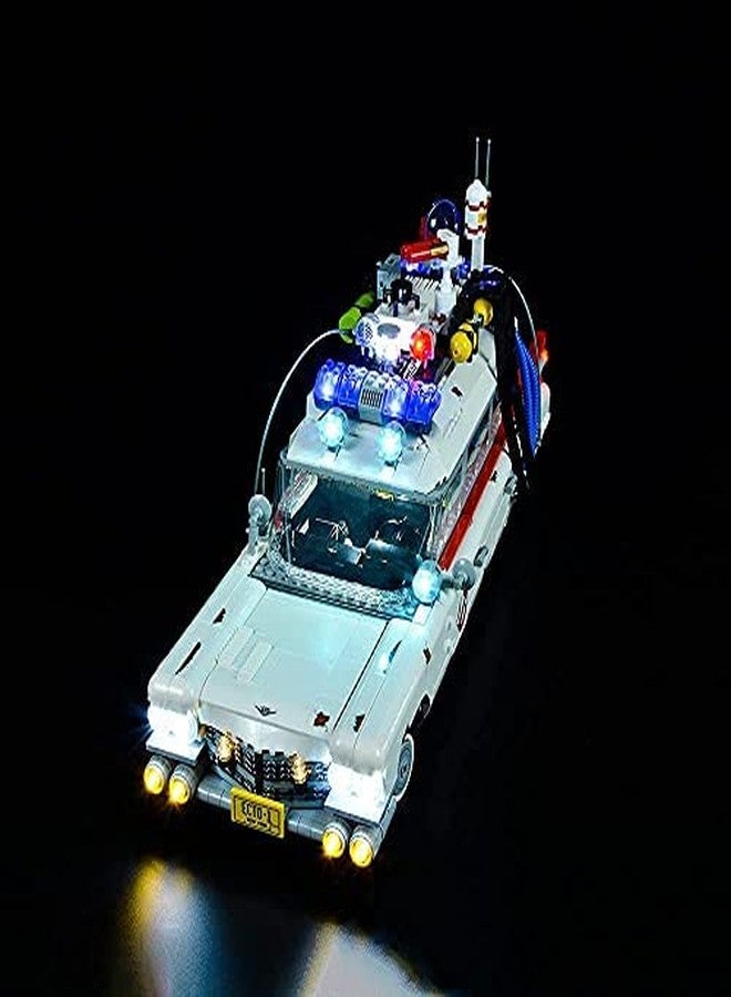Kyglaring طقم إضاءة LED من Kyglaring متوافق مع مكعبات بناء Lego Ghostbusters ECTO-1 10274، صوت محسّن للتحكم عن بعد وخاصية التعتيم، الإضاءة فقط (النموذج غير متضمن) - Image 4