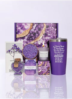 Sister & Best Friend Gift Box - Lavender Bath Set with Tumbler & Candle (Birthday/Spa Day Gift for Her) - pzsku/ZF2EB9589793EE79CDA9AZ/45/_/1726193108/afd89fb6-32e8-4a56-a9e7-ed4fa47571eb