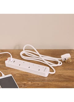 OSHTRACO 3 Way UK Type Extension Cord 22 x 8 cm  - Image 2