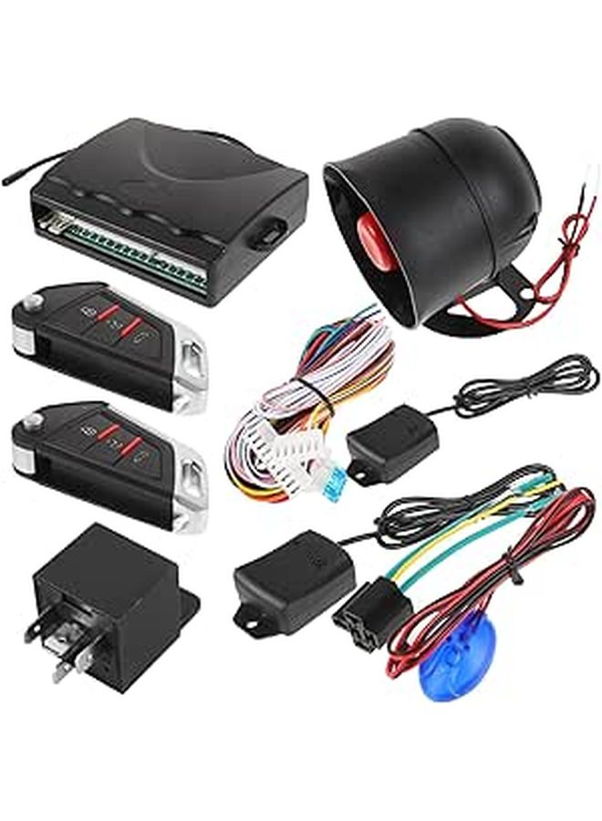 Universal Keyless Entry Door Lock Car Kit With Remote Start Anti Theft Alarm For Sedan - Image 1