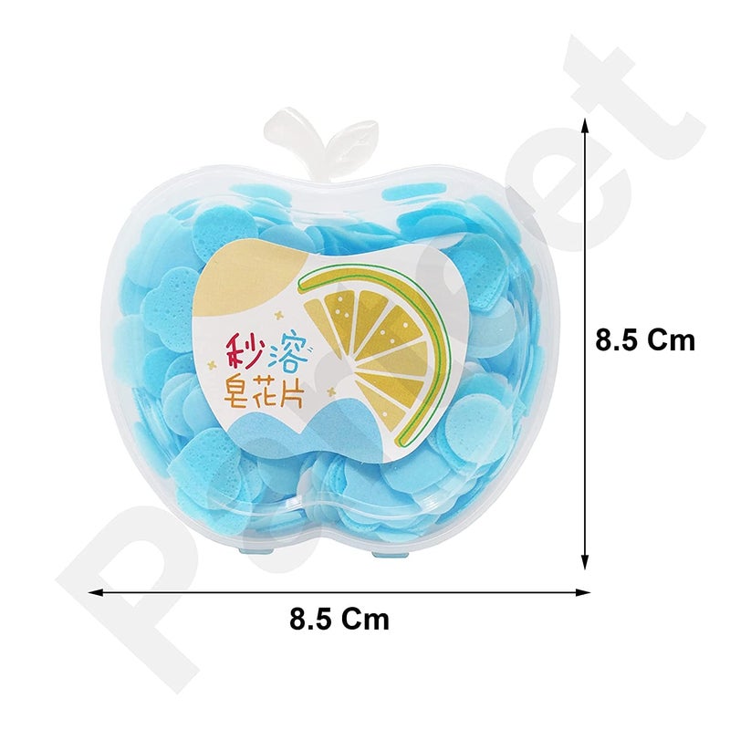 Niralasa Niralasa Paper Soap in a Plastic Box Clean Soft Bath For Travel Paper Soap are Given in Apple Shape Box Assorted - Image 2