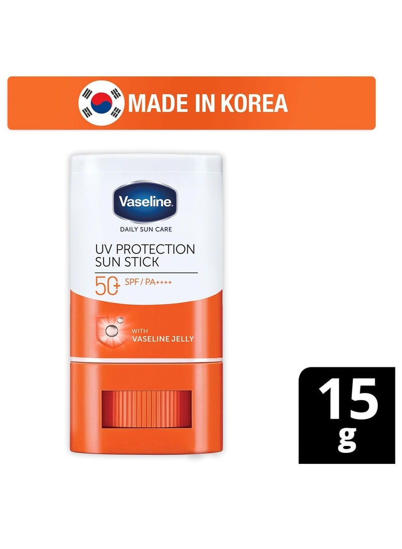Vaseline UV Protection Sun Stick With SPF 50|Non-Sticky & Matte Finish Formula Brightens & Moisturizes Skin| 15 gm - Image 2