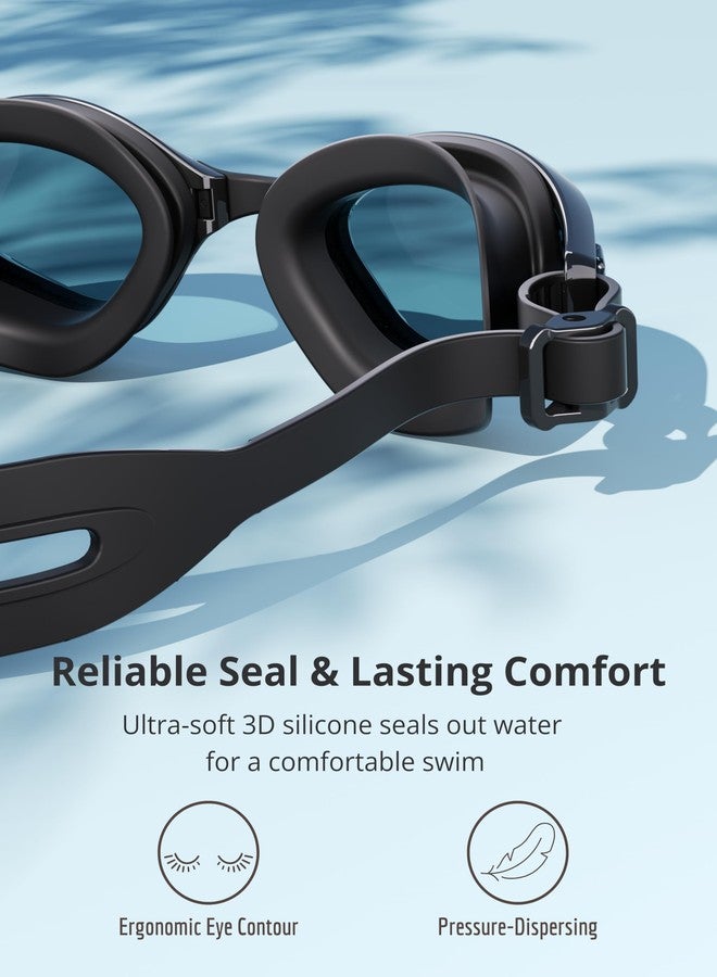 Wildley Swim Goggles Adult, Anti-Fog Pool Swimming Goggles for Men Women Youth, Leak Proof HD Clear Lens Water Goggles with UV Protection - Image 2