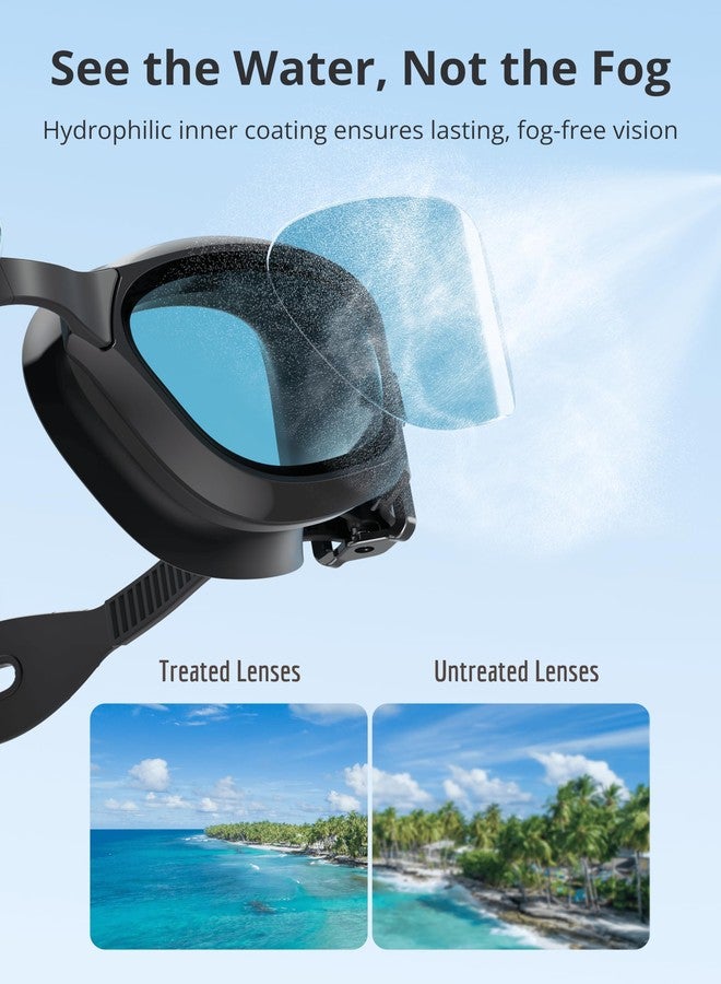 Wildley Swim Goggles Adult, Anti-Fog Pool Swimming Goggles for Men Women Youth, Leak Proof HD Clear Lens Water Goggles with UV Protection - Image 4