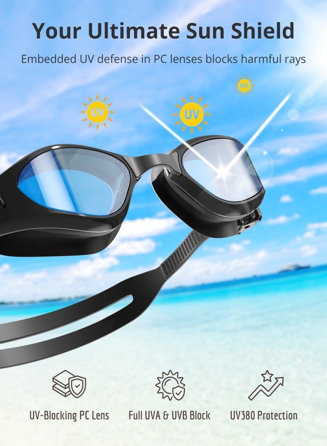 Wildley Swim Goggles Adult, Anti-Fog Pool Swimming Goggles for Men Women Youth, Leak Proof HD Clear Lens Water Goggles with UV Protection - Image 5