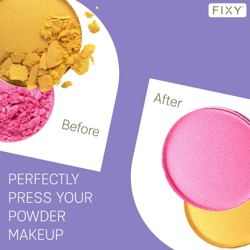 FIXY Ultimate Makeup Refill Kit: Includes 30 Round Empty Magnetic Pans & a Powder Binder Spray | Repurpose your Eyeshadow, Blush, Bronzer, Highlighter & More | Vegan & Cruelty-Free - Image 2