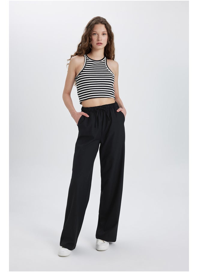 DeFacto Woman Wide Leg Woven Trousers  - Image 4