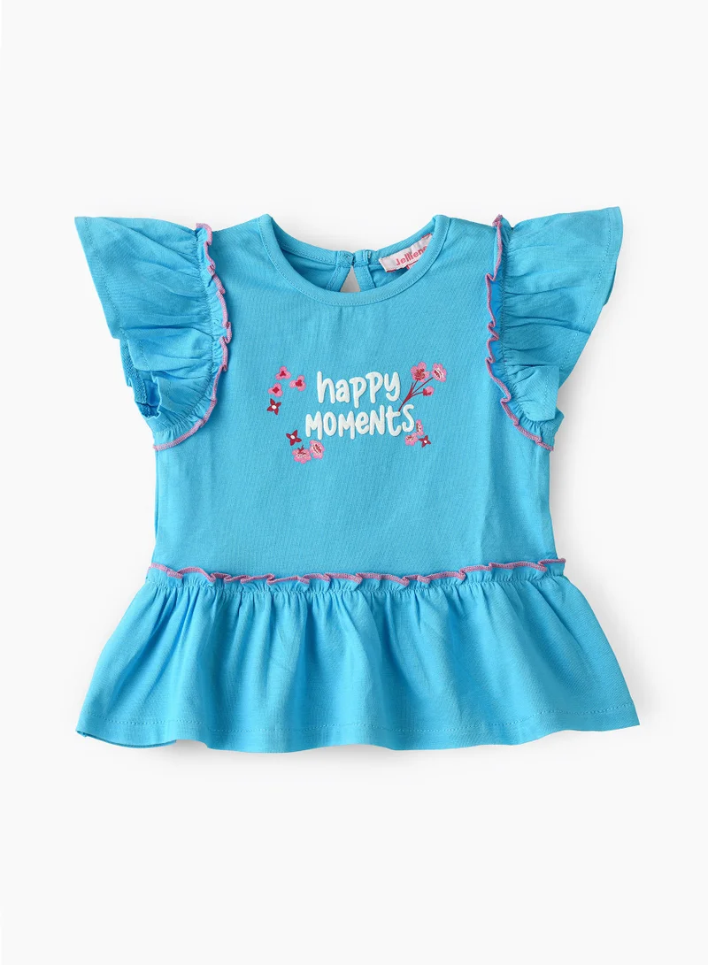 Jelliene Knit t-shirt with print