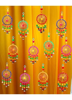 Just Flowers Just Flowers Soft Lycra Backdrop Decoration Cloth for Haldi Wedding Puja Birhtday Photography Background Decoration Cloth Curtain Pack of 245Ft x 9Ft Each Yellow  - Image 4
