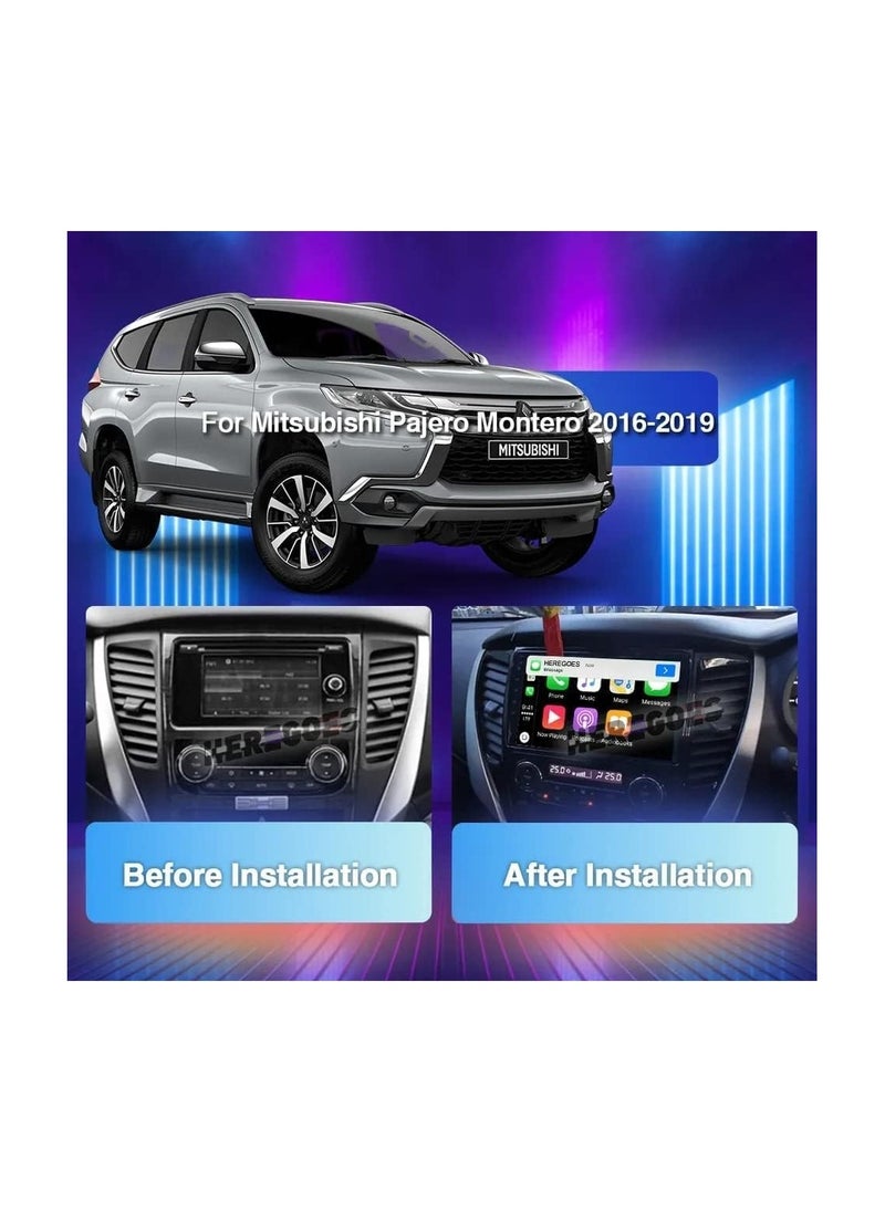 SHEZA STAR - Android Car Stereo for Mitsubishi Montero Sport 2015 2016 2017 2018 2019 2020 2021 1GB RAM 32GB ROM MirrorLink WiFi BT, 9 Inch 2.5D IPS Touch Screen with Backup Camera Included - Image 1