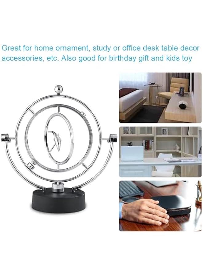 Solar System Planet, Kinetic Art Asteroid, Electronic Perpetual Motion Swing Balance Balls Office Desk Ornament He Decoration Gift - Image 4
