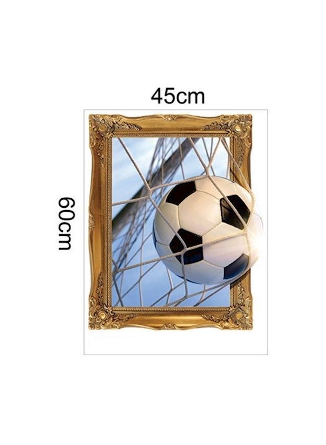 NIBEMINENT DIY Play Football House Removable Wall Decal Multicolour - Image 1