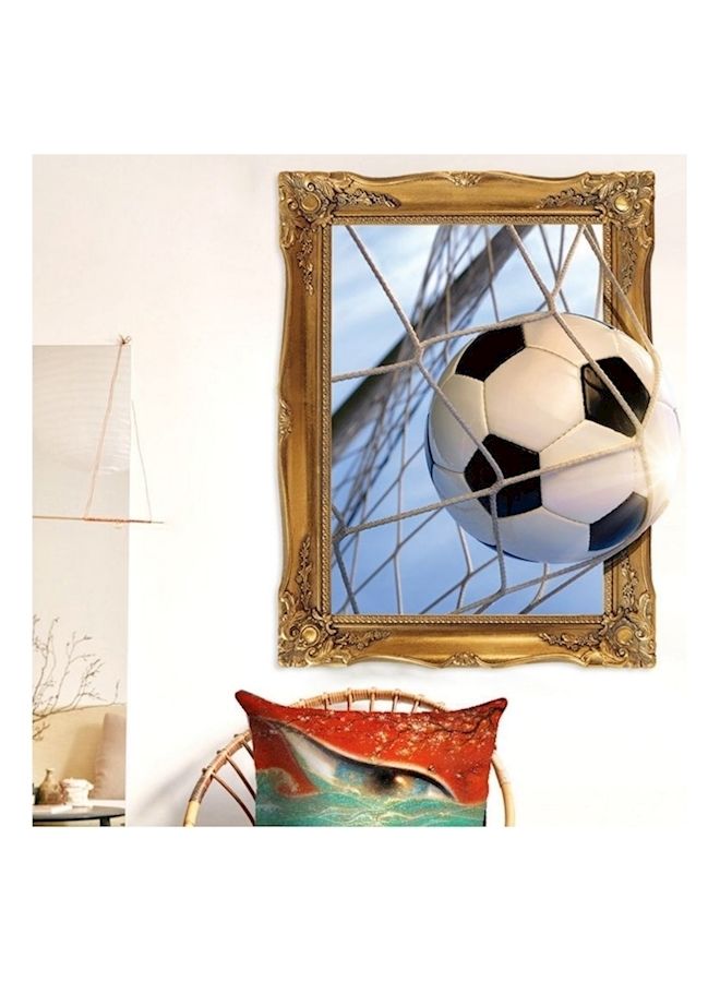 NIBEMINENT DIY Play Football House Removable Wall Decal Multicolour - Image 2